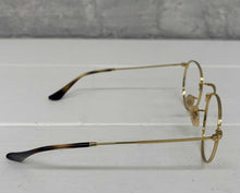 Carica l'immagine nel visualizzatore di Gallery, Round Metal Gold Reading Glasses 47 mm Ray Ban 3447 2500 47 21 145 + Hoya Lens
