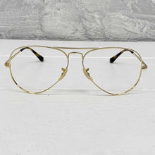 Carica l'immagine nel visualizzatore di Gallery, Reading Glasses Ray Ban 6489 Aviator 2500 Gold 58 14 140 + Hoya Lens
