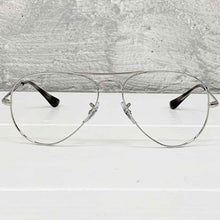 Carica l'immagine nel visualizzatore di Gallery, Reading Glasses Ray Ban 6489 Aviator 2501 Silver 55 14 140 + Hoya Lens
