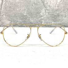 Carica l'immagine nel visualizzatore di Gallery, Reading Glasses Ray Ban 6489 Aviator 3086 Legend Gold 58 14 140 + Hoya Lens
