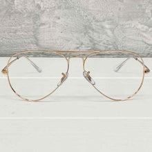 Carica l'immagine nel visualizzatore di Gallery, Reading Glasses Ray Ban 6489 Aviator 3094 Rose Gold 58 14 140 + Hoya Lens
