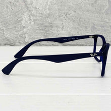 Carica l'immagine nel visualizzatore di Gallery, Reading Glasses Ray Ban 7047 5450 56 17 145 Matt Blue + Hoya Lens
