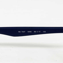 Carica l'immagine nel visualizzatore di Gallery, Reading Glasses Ray Ban 7047 5450 56 17 145 Matt Blue + Hoya Lens
