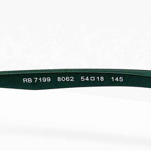 Carica l'immagine nel visualizzatore di Gallery, Reading Glasses Ray Ban 7199 8062 Sand Green 52 18 145 + Hoya Lens
