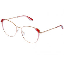 Carica l'immagine nel visualizzatore di Gallery, Computer Reading Glasses Silvian Heach Gwen 1106 Gold Pink Red 53 16 140 + Hoya Lens
