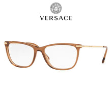 Carica l'immagine nel visualizzatore di Gallery, Computer Reading Glasses Versace 3274B 5028 Transparent Brown 54 16 140 + Hoya Lens
